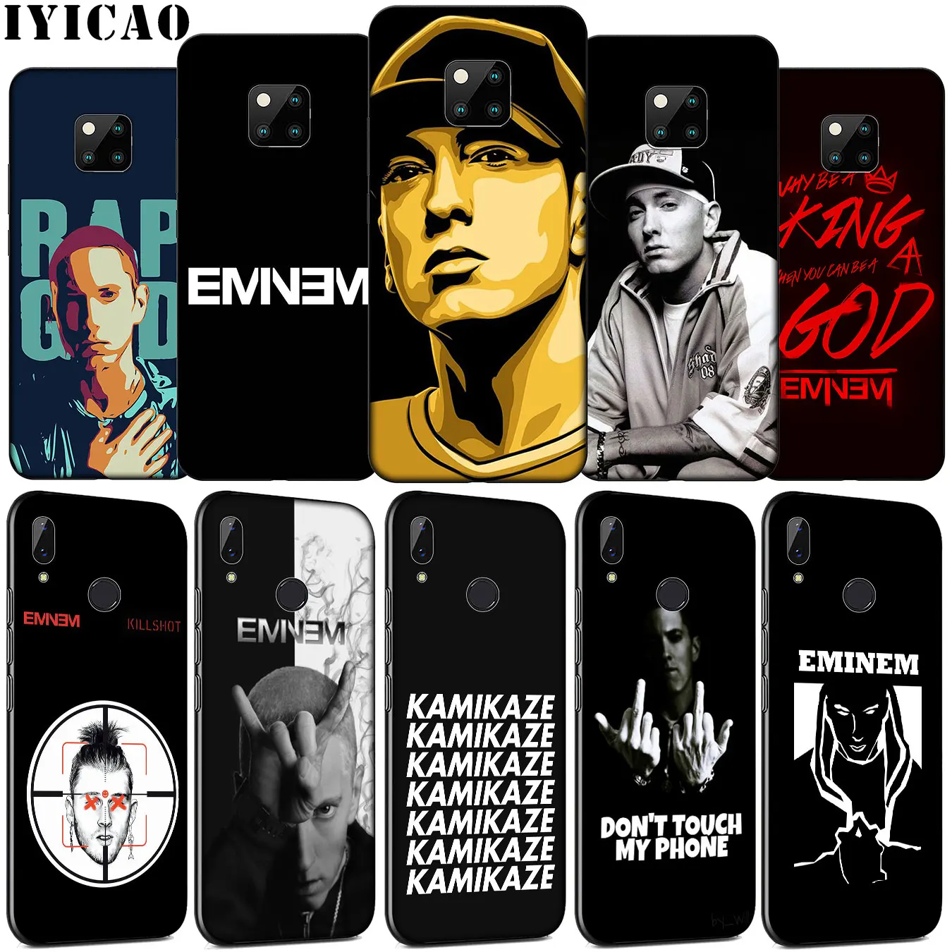 Мягкий силиконовый чехол IYICAO Eminem Rap pop Mile singer для телефона Huawei Mate 30 20 10 Pro Nova 5i 4 3 3i 2i 2