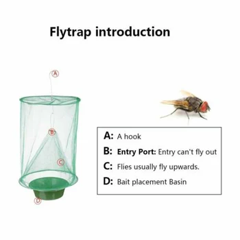

Pest Flycatcher Hanging Catch 33*25cm 2Pcs/set Reusable Ranch Fly Catcher
