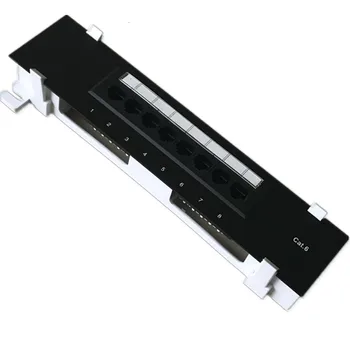 

European Style CAT6 8 Mouth Wall Type Distribution Frame Wall Hanging UNShield Network Distribution Frame 6 Class Cat6