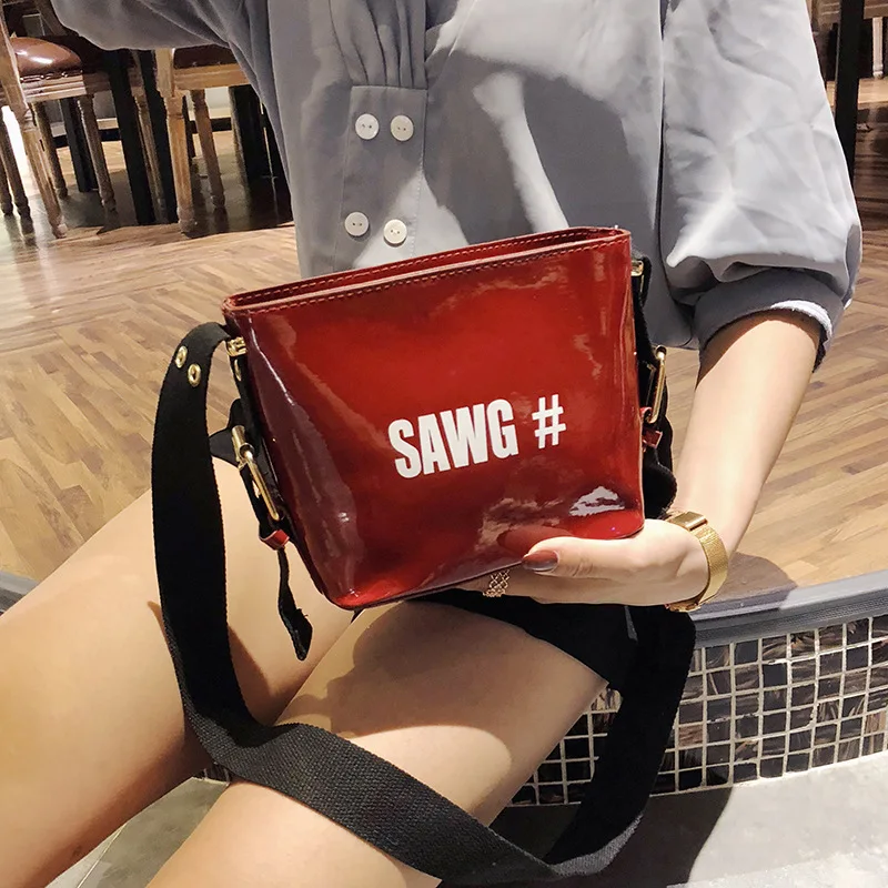 

Small Bag Fairy 2018 New Style Fashion Summer Korean-style Versatile Shoulder INS Bucket Bag Super Fire Honey Disco Dancing Bag