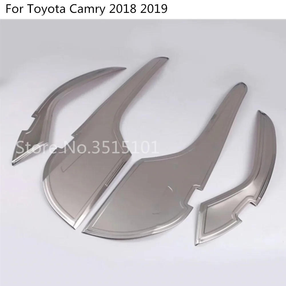 Для Toyota New Camry XV70 Автомобильная липучка Стайлинг крышка двери внутренний Противоскользящий мат Защитная крышка Рамка 4 шт