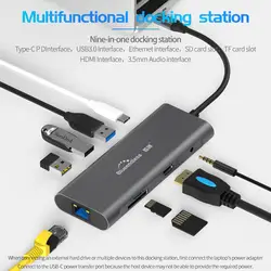 USB концентратор C концентратор для Мульти USB 3,0 HDMI адаптер док-станция для MacBook Pro Аксессуары USB-C Тип C 3,1 сплиттер 3 порта USB C концентратор