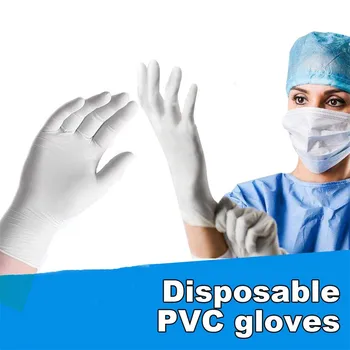 

Disposable gloves guanti nitrile Rubber Comfortable Disposable Mechanic PVC Gloves Exam Gloves 100PC guanti nitrile 100 pezzi
