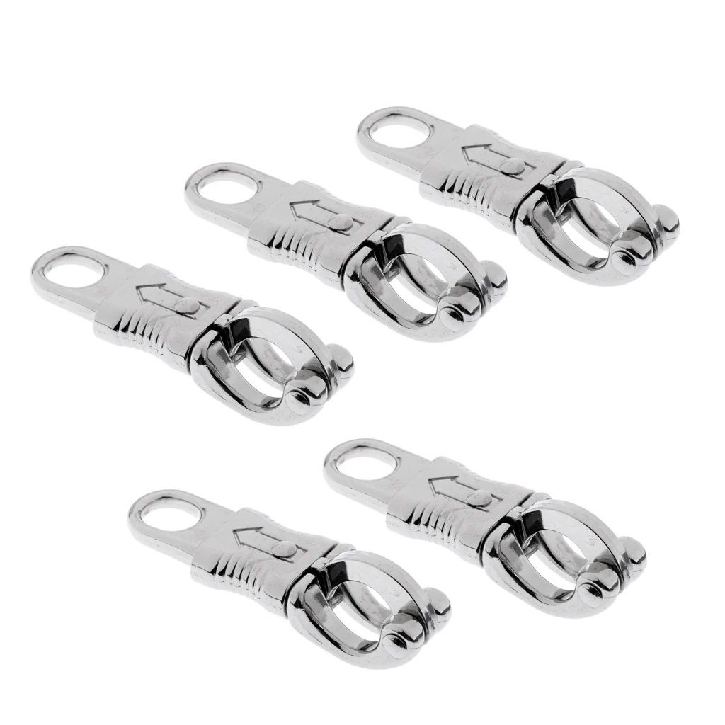 5Pcs Zinc Alloy Sturdy Panic Snap Hooks Clip Horse Equipment Gear