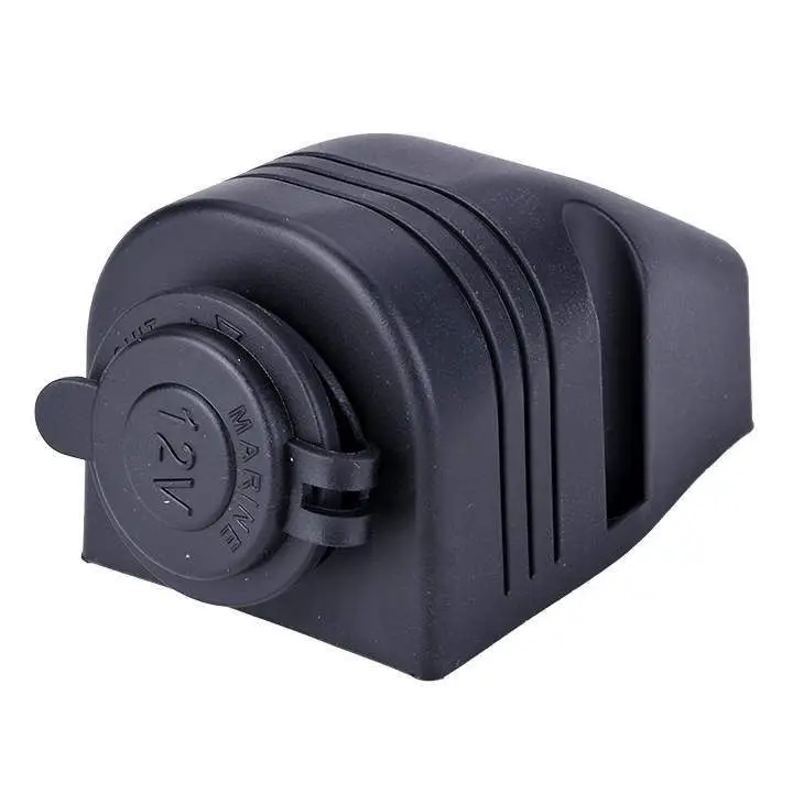 DC 12V Waterproof Motorcycle Cigarette Lighter Power Supply Outlet Socket