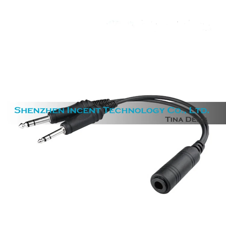 

VOIONAIR Helicopter headset Adapter Cable Helicopter to GA Adapter Cable