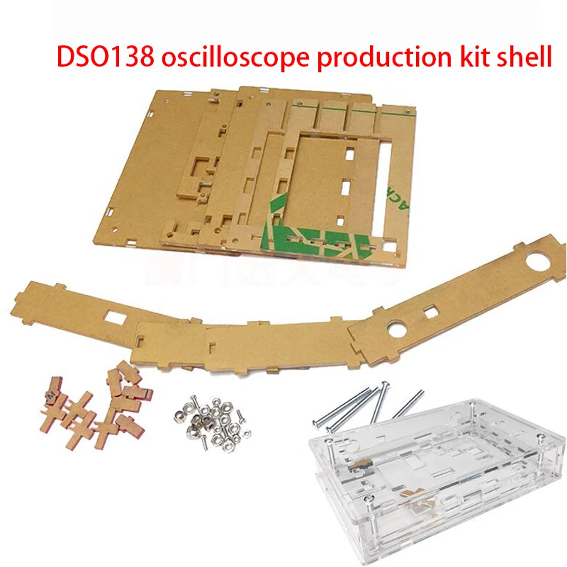 Clear Acrylic Case Box Shell For DSO138 2.4&quot TFT Digital Oscilloscope Kit Making Electronic Diagnostic Tool Diy | Электронные