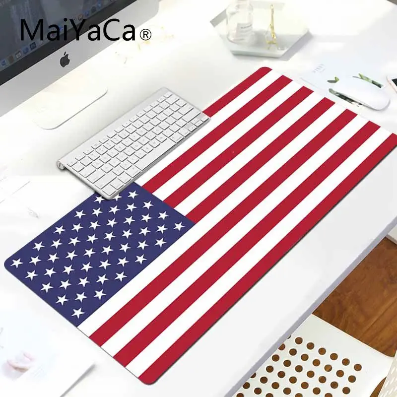 MaiYaCa Лидер продаж Американский флаг DIY дизайн игровой с узором коврик для мыши ноутбука игровой коврик для мыши