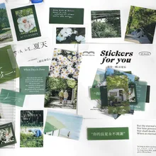 

40 Pcs/set Cute Stickers Stationery Art Supplies Stickers Scrapbooking Sticker Flakes Kawaii Cartoon Sticker School Supplies