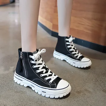 

Women's vulcanized shoes canvas sneakers color women casual shoes comfortable breathable flats shoes woman U12-32