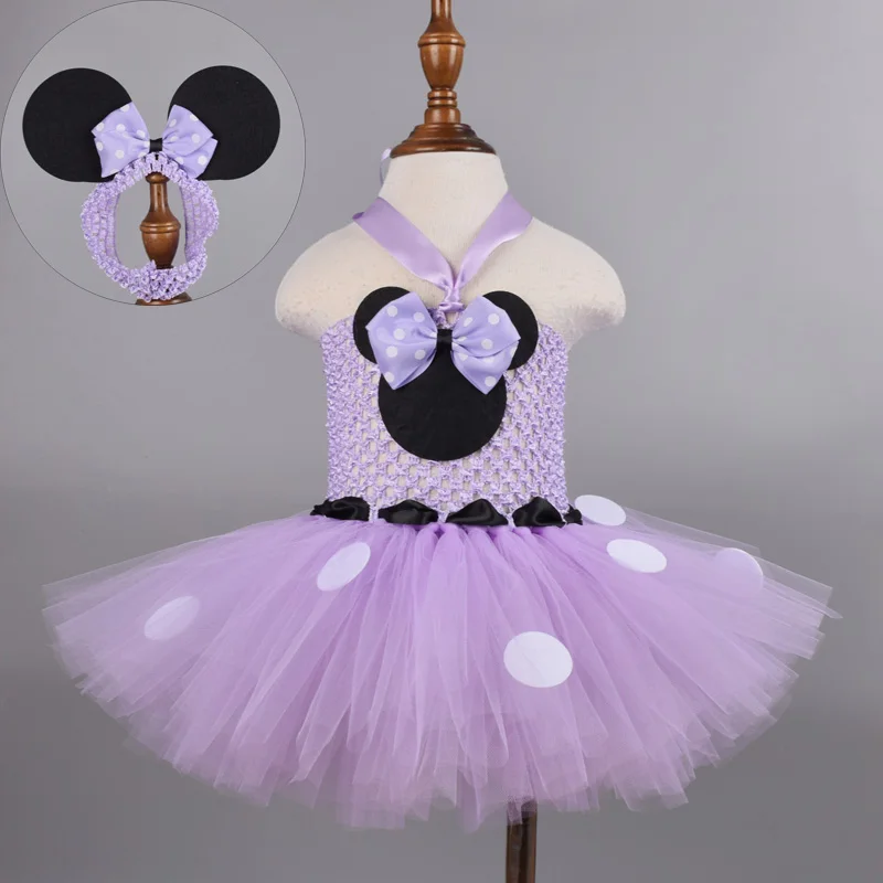 Robe d'anniversaire de souris de Minnie, tenue de princesse de souris de  minnie, robe de 1er anniversaire, robe d'anniversaire de 2ème, oreilles de  bandeau de souris de minnie, princesse de disney 