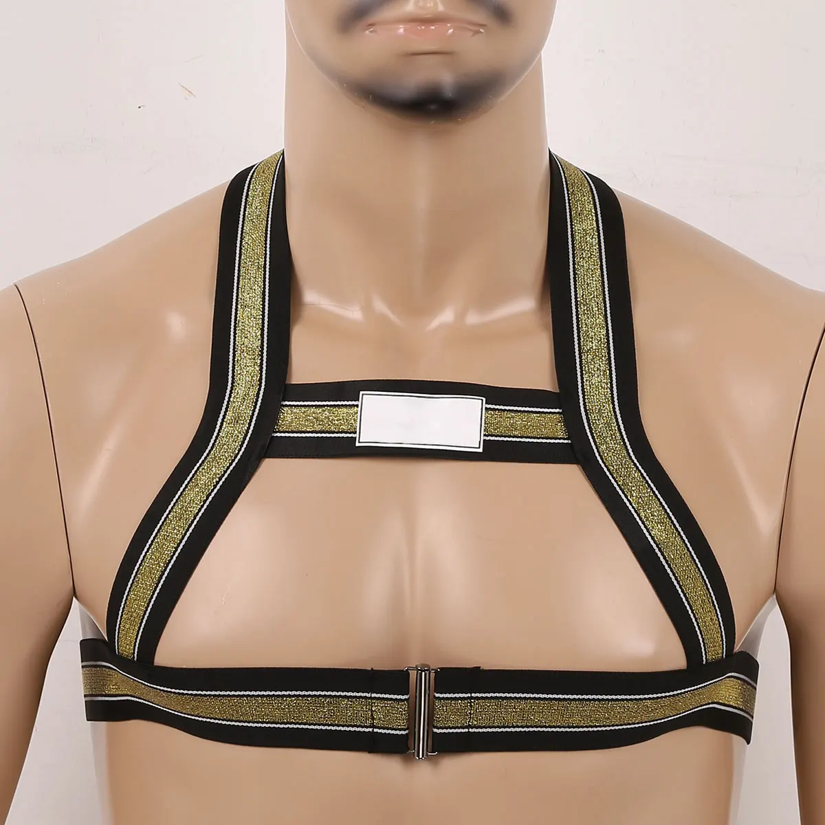 YiZYiF Sexy Fashion Harness Men Elastic Shoulder Body Chest Belt Muscles Protector Straps Mens Cosplay Party Club Wear Costume -Zentai shop online H52d993619f3e4dcdbfab7c7f0fb6b42fv.jpg