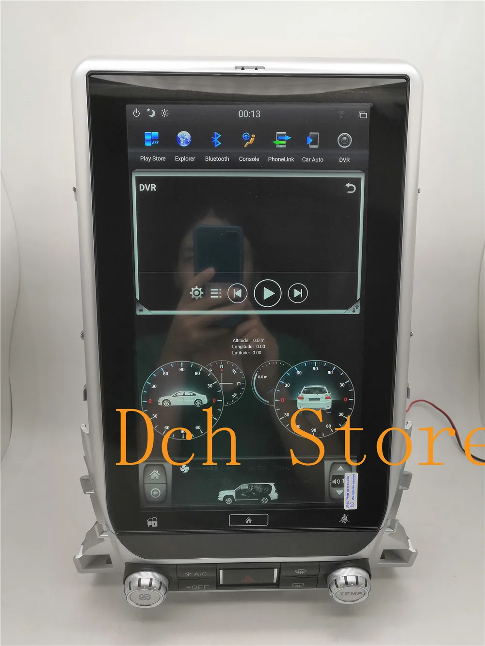 Flash Deal 13.6 inch Vertical tesla style Android 8.1 Car DVD GPS Navigation for TOYOTA LAND CRUISER LC200 2016 2017 2018 radio px6 carplay 28