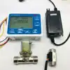 zj-lcd-m lcd digital display with water flow sensor meter quantitative flowmeter with sensor seazhongjiang ► Photo 3/6