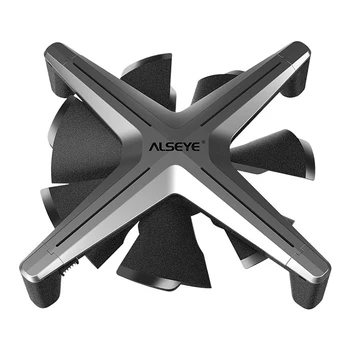 

ALSEYE X12 RGB Light Effect CPU Cooler Low Noise Fan Radiator Package with Remote Control Function