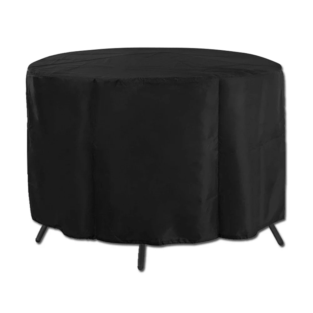 

Black Waterproof Outdoor Garden Patio Furniture Table Round Cover Shelter Table Anti-Dust Protect Bag Textiles HFing