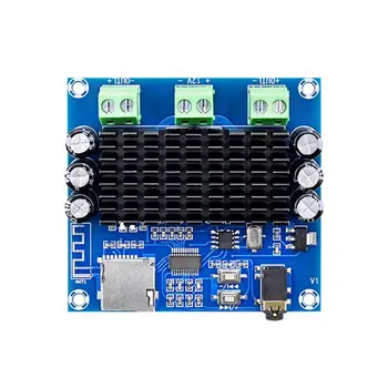 

XH-A272 2x15W Bluetooth 5.0 TDA7297 Card for Digital Wireless Power Amplifier Module Support TF AUX Card