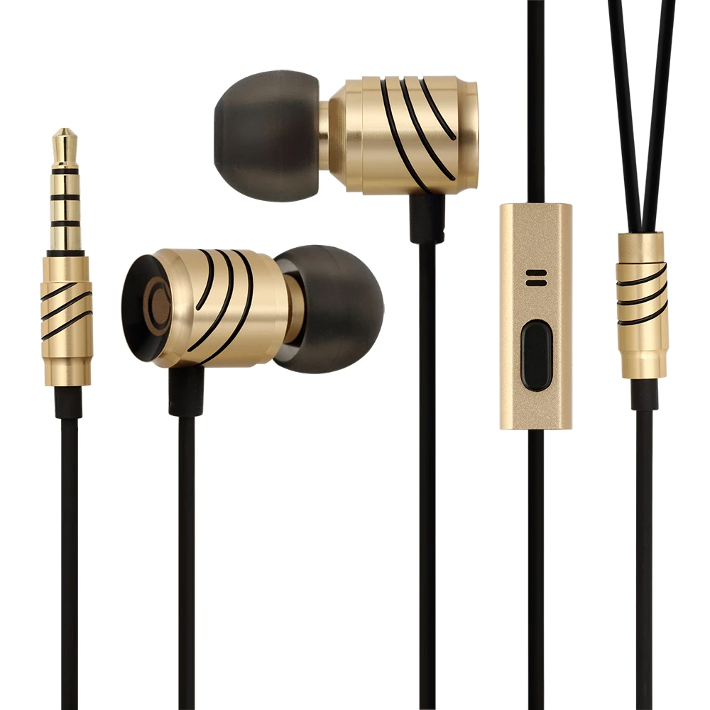 Ggmm Full Metal Noise Isolating Earbuds Wired Headphones With Mic 3.5