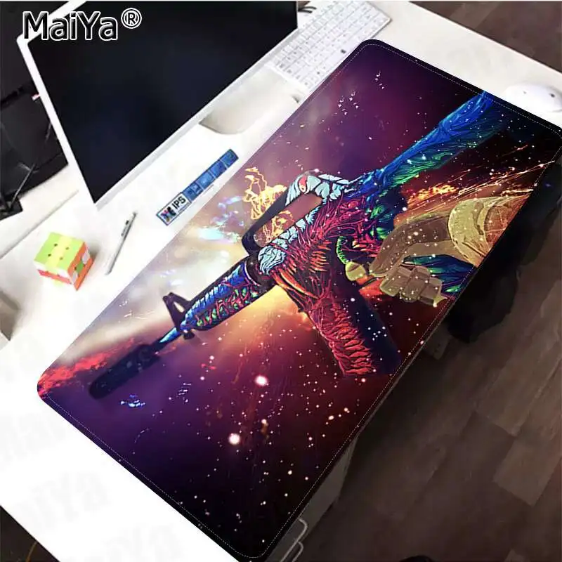 Lock Edge 30x80cm Maiya Boy Подарочный коврик CS GO резиновый ПК компьютерный игровой коврик для мыши большой коврик для мыши клавиатуры коврик - Цвет: Lock Edge 30x80cm