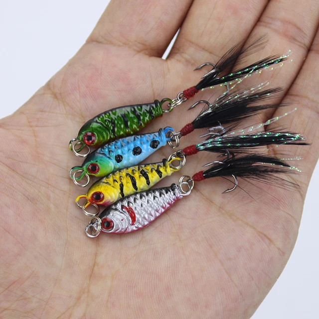 1PCS Spoon Spinner Metal Leech Fishing Lure Hard Baits Sequin Wobbler for  Pike Trout Bass Catfish Fishing Tackle with Hook