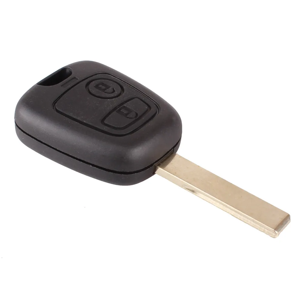 KEYYOU 20 шт./лот Замена 2 кнопочный ключ автомобиля корпус подходит для Citroen C2 C3 C4 удаленный брелок чехол