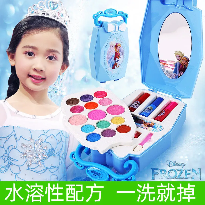 

Kindergarten GIRL'S Toy Children Cosmetics Princess Makeup Kit Set Children Non-toxic Small Girls Birthday Gift