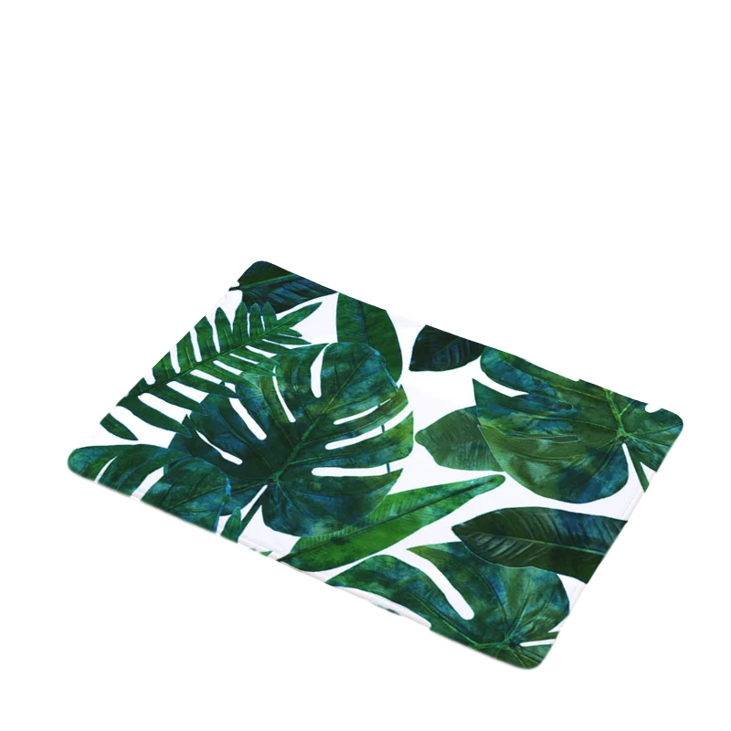 8 Daily Carpet Door Modern Banana Leaf Printing Carpet Flooring Mats Outdoor Living Room Kitchen Bathroom Door Antiskid Strip - Цвет: 8