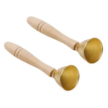 2 шт., Детские ударные игрушки, обучающие игрушки для детей, детские деревянные колокольчики, детские музыкальные инструменты, колокольчики, колокольчики