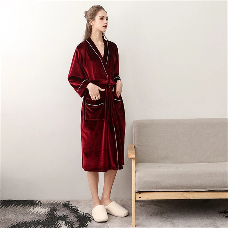 Men's Burgundy Velvet Dressing Gown Robe Smoking Jacket | Baturina Homewear  | Dressing gown robe, Velvet dressing gown, Gowns dresses