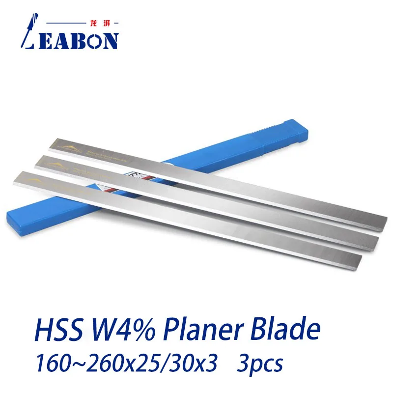 3 Pcs W4 Hss Wood Planer Blades Knife Blade Electric Planer Cutter