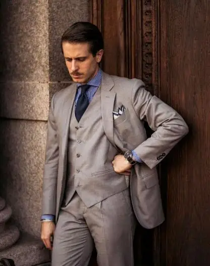 New Men's Premium Slim Fit Wedding Dinner Prom Jacket Waistcoat Pants Suit Set 