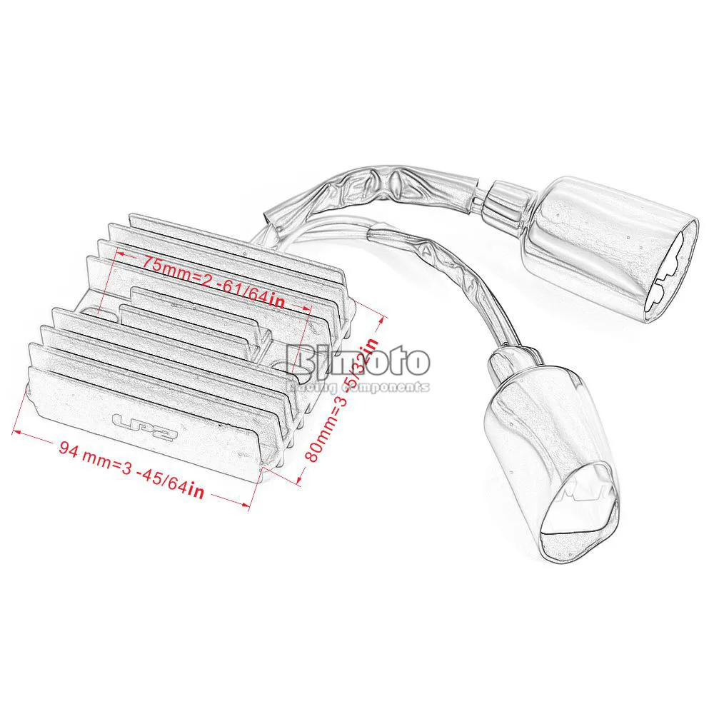 12V мотоцикл регулятор напряжения выпрямителя Для Honda CBR1000 RR 2004-2010 CBR600 RR 2007-2012 31600-MEL-013 31600-MFJ-D01
