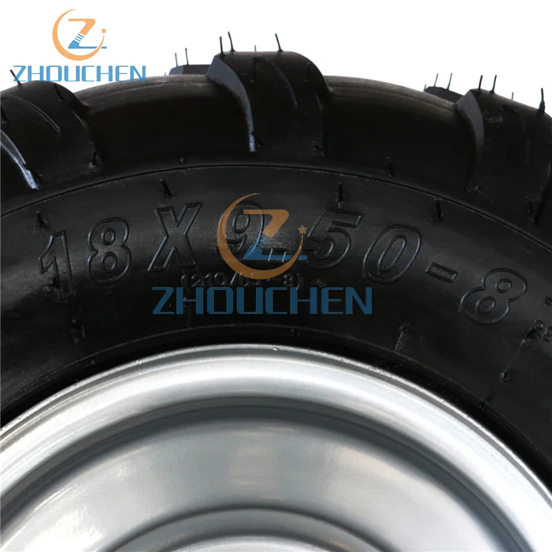2 шт. 18X9. 50-8 дюймов обод заднего колеса+ массивные шины Quad Dirt Bike ATV багги