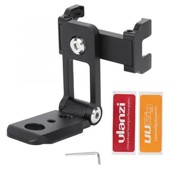 

Ulanzi ST-05 Alloy Horizontal Vertical Shooting Foldable Phone Clip Holder Cold Shoes Mount for Live