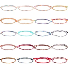 20 цветов Тибетский хлопковый браслет с кисточкой Регулируемый размер браслет для женщин и мужчин ювелирные изделия