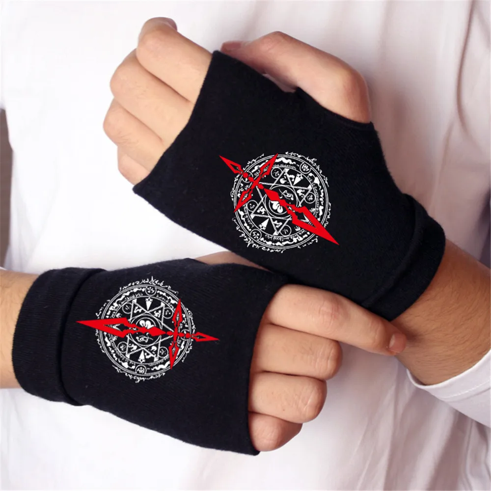 Fate/Grand Order Alter Jeanne dɺrc Finger Хлопковые вязаные перчатки для запястья влюбленных