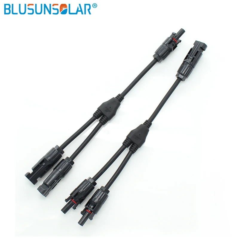 MC4 Solar Panel Connectors With 20 cm Cable Male Female Set PV 4mm single Core
