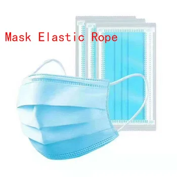 

50yards 3mm Mouth Mask Rope Rubber Band Elastic Band Round Mask Elastic Cord Soft Elastic Bands Line DIY Sewing Accessories