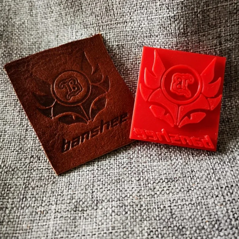Custom Leather Stamp Brass Mold Logo Personalized Custom Knock-out Stamp  Leather Biscuit Clay Diy Embossing Mold - Stamps - AliExpress