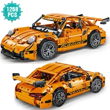 High-tech criador série de blocos de construção de carro famoso carro de corrida de esportes conjunto de brinquedos tijolos de montagem para crianças para amigos