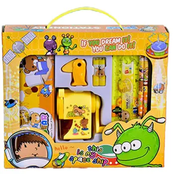 

Cartoon Stationery Set For Boys Girls School Supplies For Primary School Students New Term Begin Kids Gifts