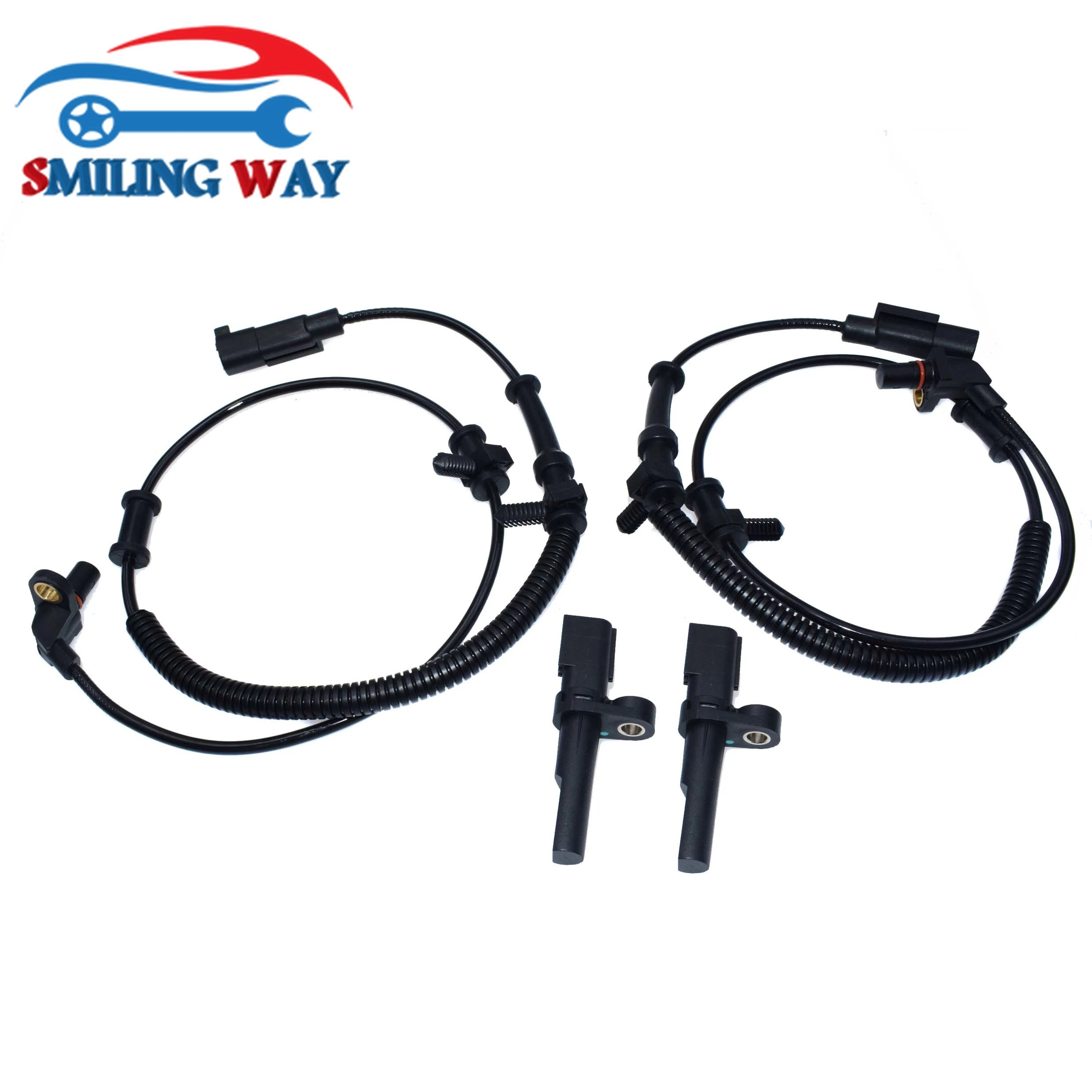 ABS Wheel Speed Sensor Front Rear Left Right Set 4Pcs For Dodge Ram 1500 Durango ABS Wheel Speed Sensor Front Rear Left Right Set 4Pcs For Dodge Ram 1500 Durango