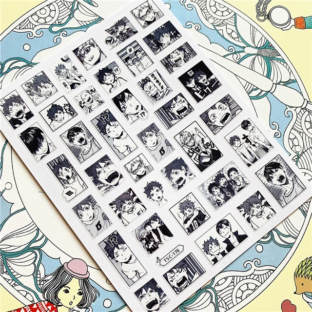 TSC-212 TSC-213 Cartoon anime character 3D Back glue Nail Art Stickers Decals Sliders Nail ornament decoration TSC-176 N