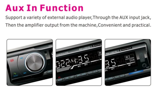 10 шт. автомобильный Радио стерео MP3-плеер цифровой Bluetooth 45Wx4 FM Аудио Музыка USB/SD с в тире AUX вход
