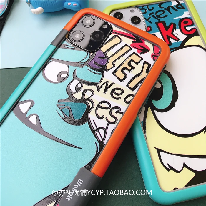 Для iphone 11 pro Max Cardcaptor Sakura закаленное стекло flim+ мягкий бампер для iphone XS Max XR 7 6S 8plus чехол с принтом "Сейлор Мун"+ 2 ремешка