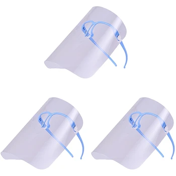 

Splash-Proof Transparent Head-Mounted Adjustable Protective Mask