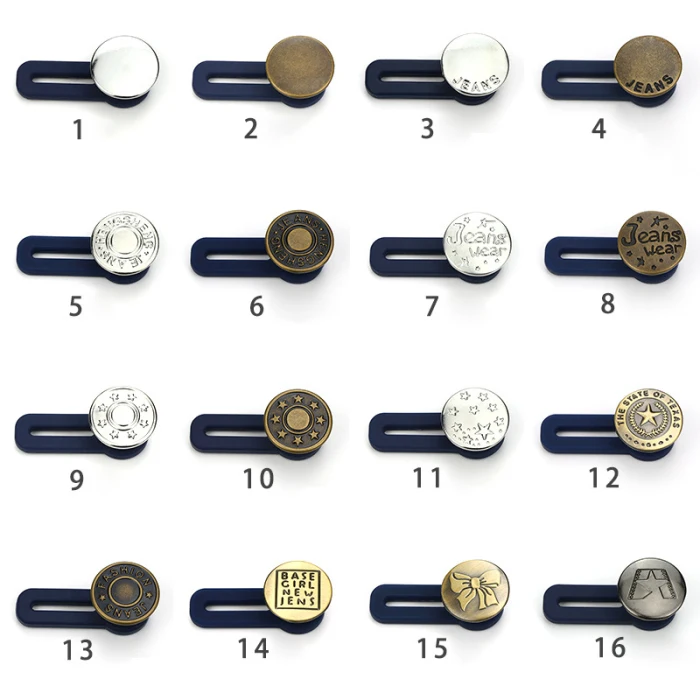 10 шт. джинсы Выдвижная Кнопка регулируемая съемная Расширенная кнопка для одежды джинсы TY66