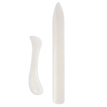 

12 Pcs Bone Folder Paper Creaser Set Scoring Tool Crafting Scrapbooking Tool for DIY Handmade Leather Burnishing Bookbinding and