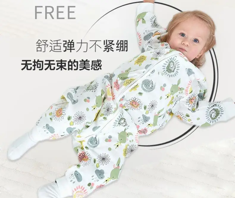 New Newborn Cute Cartoon Sleeping Bag Infant Long Sleeve Stroller Bed Swaddle Blanket Wrap Bedding Children's Warm Sleeping Bag