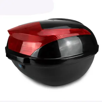 

Large Capacity Shock-proof Motorcycle Tail Box Universal Electric Bicycle Trunk Top Case With Safety Lock Buckle